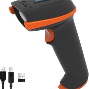 LECTEUR CODE BARRE K-216R 1D – Scanner Laser Ergonomique, Portée jusqu'à 30 cm, Connectivité USB, Lecture Rapide et Fiable pour Points de Vente, Gestion de Stocks et Logistique, Résistant aux Chutes et Économe en Énergie.