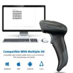 Lecteur Code Barre K-625RB 2D sans fil, polyvalent, avec technologie de lecture rapide, compatible avec plusieurs formats de codes à barres 1D et 2D (QR, DataMatrix, PDF417, etc.)