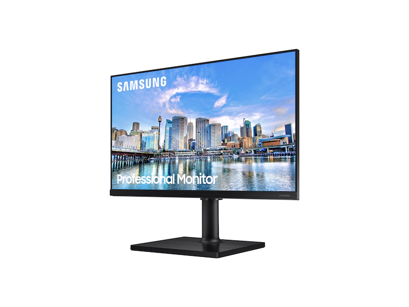 Écran Samsung 24 Pouces F24T454FQN - Moniteur Full HD LED IPS, Résolution 1920x1080, Taux de Rafraîchissement 75Hz, Temps de Réponse 5ms, Technologie FreeSync, Design Élégant avec Cadre Mince, Connectivité HDMI et VGA. – Image 3