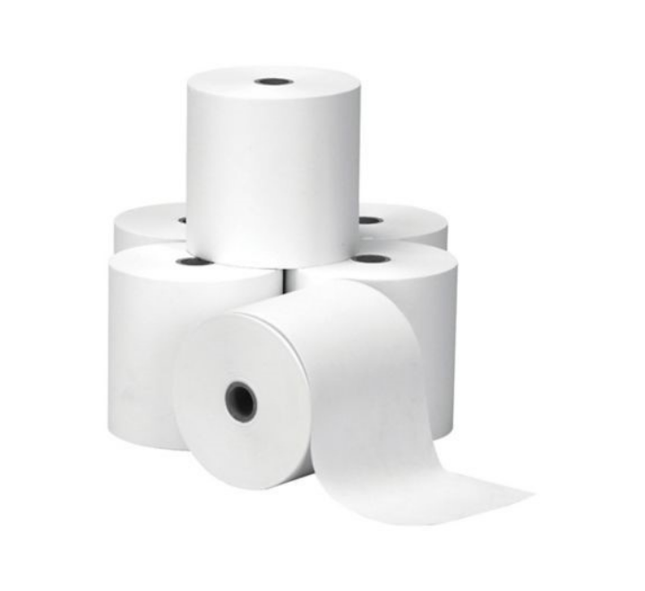 Rouleau Ticket De Caisse Enregistreuse 80x80x12mm, Bobine Papier Thermique Imprimante, Sans Bisphénol A