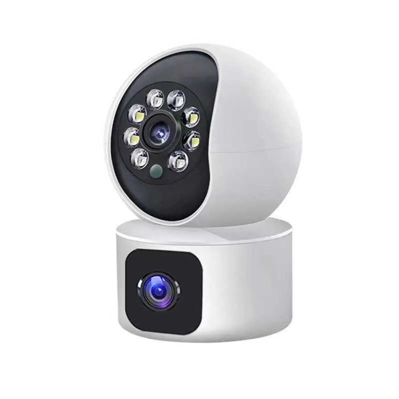Double Camera WiFi V380 Pro : Caméra de Surveillance à Double Objectif avec Connexion WiFi, Vision Nocturne, Détection de Mouvement, Audio Bidirectionnel, Résolution HD 1080p, et Application Mobile pour un Contrôle à Distance Sécurisé et Pratique. – Image 2