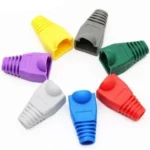 Manchon Connecteur RJ45 – Protection des Connecteurs Réseau, Antipoussière, Souple, Résistant, Compatible Cat5/Cat6, Couleur Standard, Installation Facile, Lot Économique pour Réseaux Ethernet