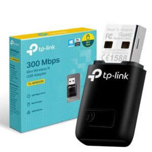 Clé WiFi TP-LINK TL-WN823N USB 2.0, Vitesse jusqu’à 300Mbps, Compatible IEEE 802.11n/g/b, Sécurité WPA/WPA2, Antenne intégrée, Plug & Play.