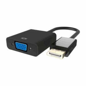 Adaptateur Convertisseur DisplayPort (DP) Mâle vers VGA Femelle, Résolution Jusqu'à 1080p Full HD, Compatible Moniteurs, Projecteurs VGA.